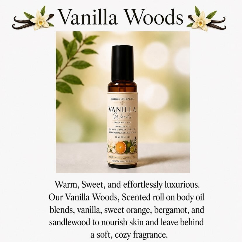 Vanilla Woods scented body oil