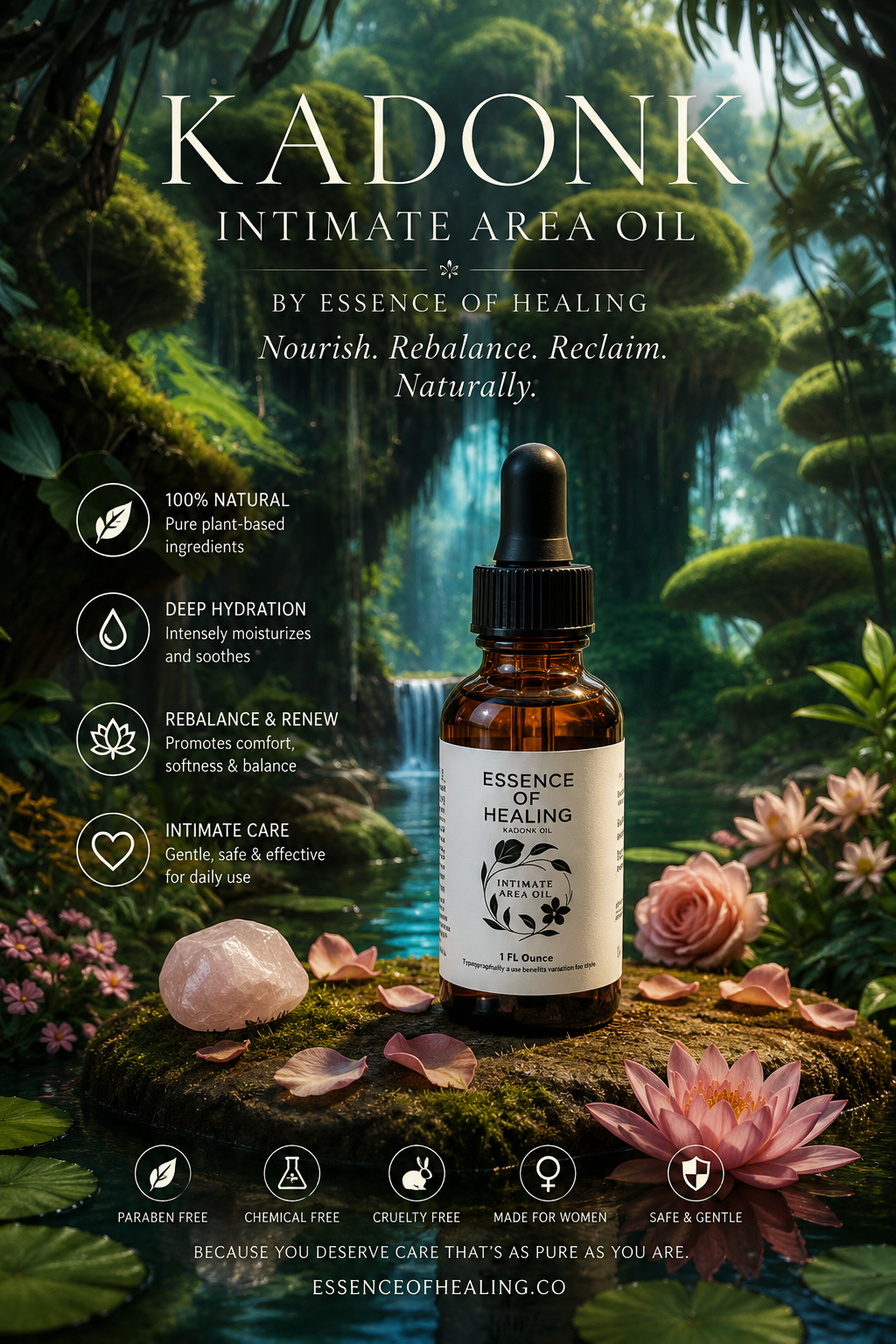 Aceite Kadonk (Aceite para la zona íntima)