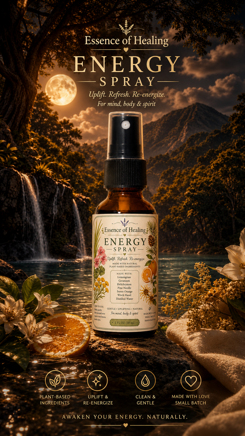Aromatherapy Energy Spray